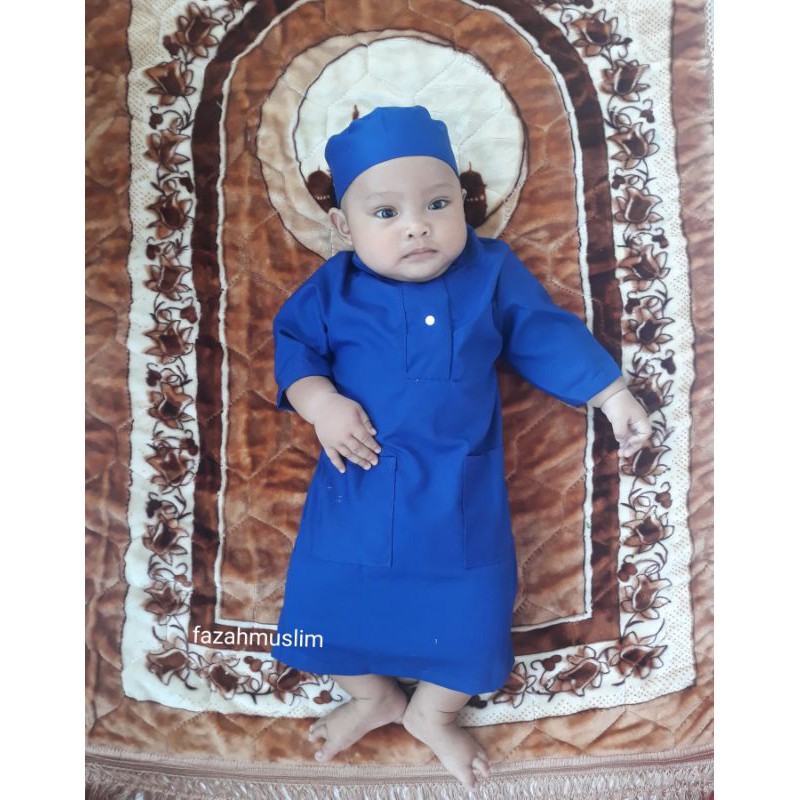 gamis koko turki bayi | baju muslim  aqiqah bayi | jubah bayi dan anak