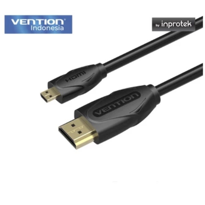 [1M - 3M] Vention Kabel HDMI to Micro HDMI v1.4 Full HD Kamera Tablet - D03