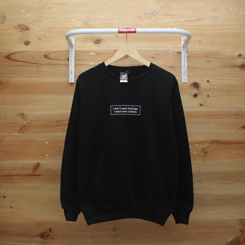 CREWNECK SIMPLE MOCCA WANITA 2021 /CREWNEK ORIGINAL DI CLOTHING/CREWNEK PRIA