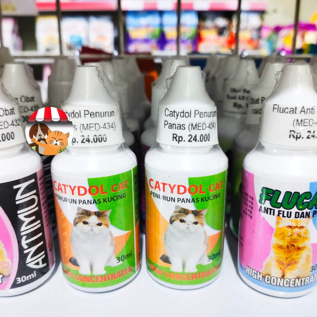 Catydol cat - obat penurun panas kucing obat demam kitten