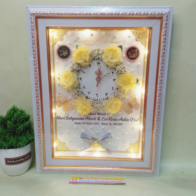 Mahar Pernikahan Bingkai / Mahar Simple / Mahar Modern / Mahar Jam