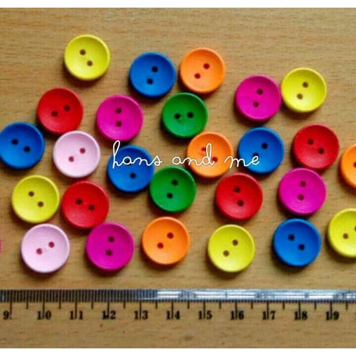 

Original Kancing Kayu Mangkuk Polos Warna Warni Prakarya Scrapbook Murah