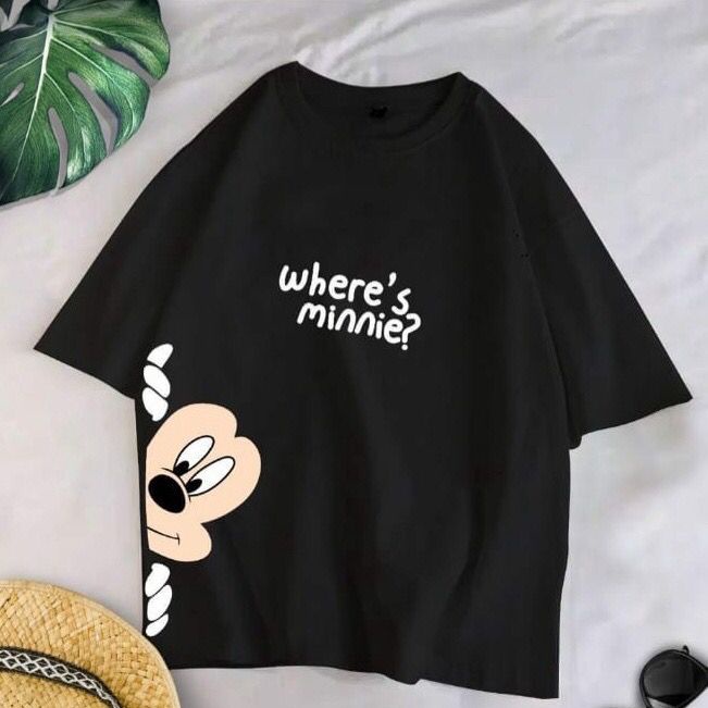 MYSTIQUE.ID-BAJU KAOS WHERE'S MIN*NIE T-SHIRT LUCU DAN AESTHETIC