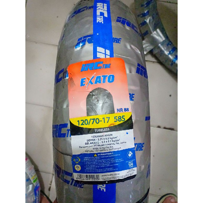 ban irc exato ring 17 ukuran 120-70/17