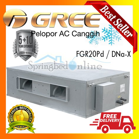 GREE FGR20PD/DNA X -  INVERTER BIG DUCT SERIES