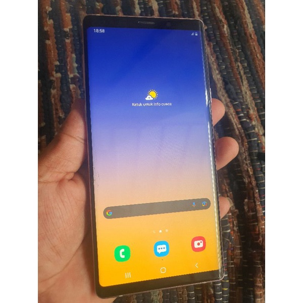 Lcd samsung note 9 copotan minus