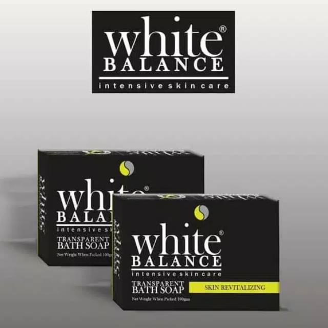 WHITE BALANCE TRANSPARANT BATH SOAP SABUN BATANG MANDI WHITE BALANCE