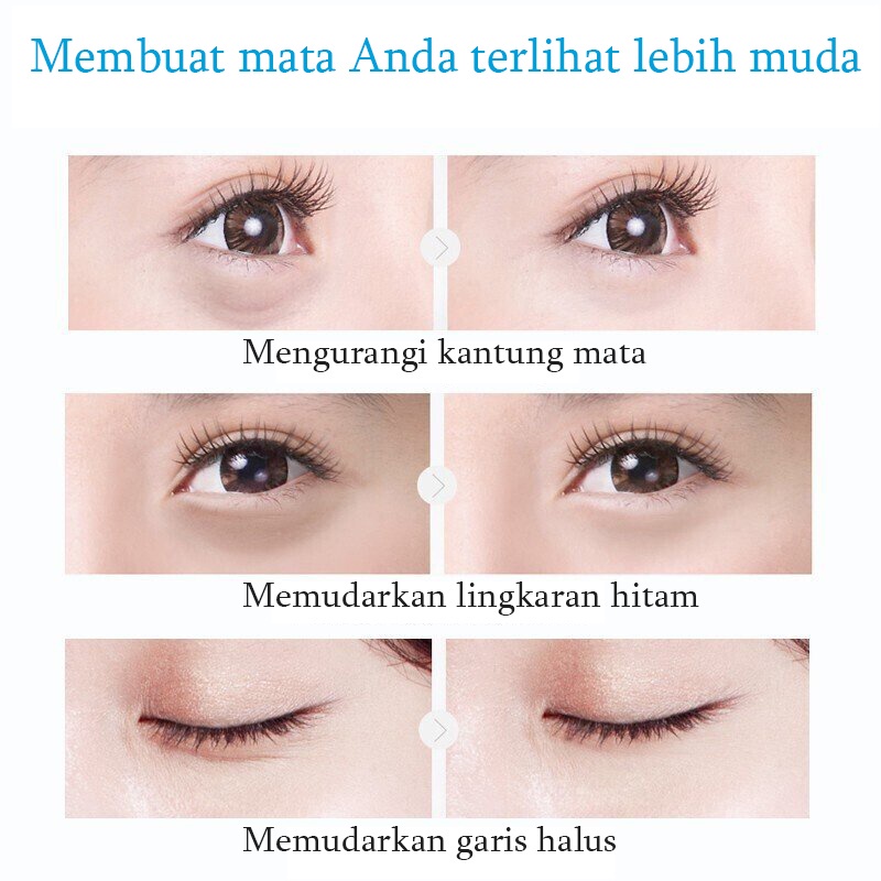 35g Eye cream Krim mata panda cream mata panda dan kantung mata Dark circle eye cream Menyehatkan area mata Lembut dan halus Menyamarkan garis mata dan lingkaran hitam Meringankan kantung mata dan butiran lemak Kurangi efek cahaya biru