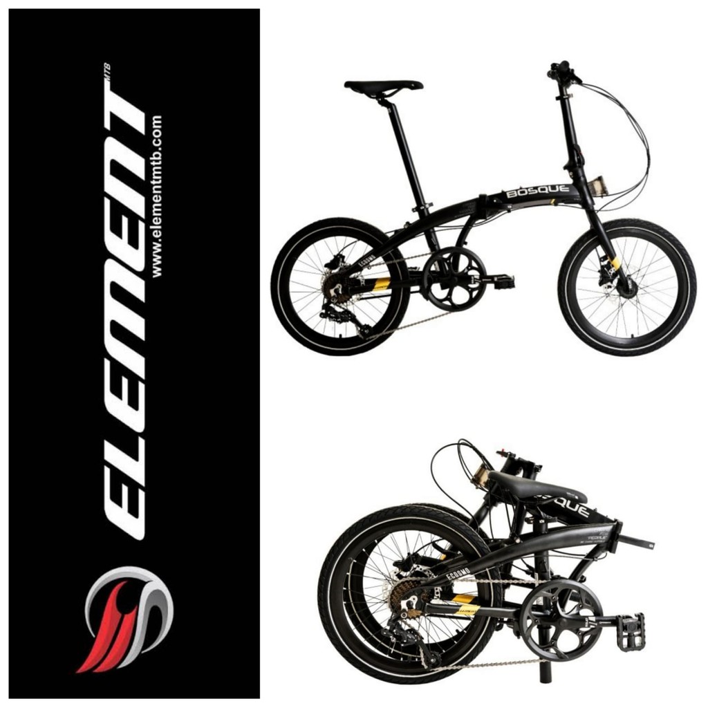 Sepeda Lipat 20" Ecosmo 8 Sp Edisi BOSQUE