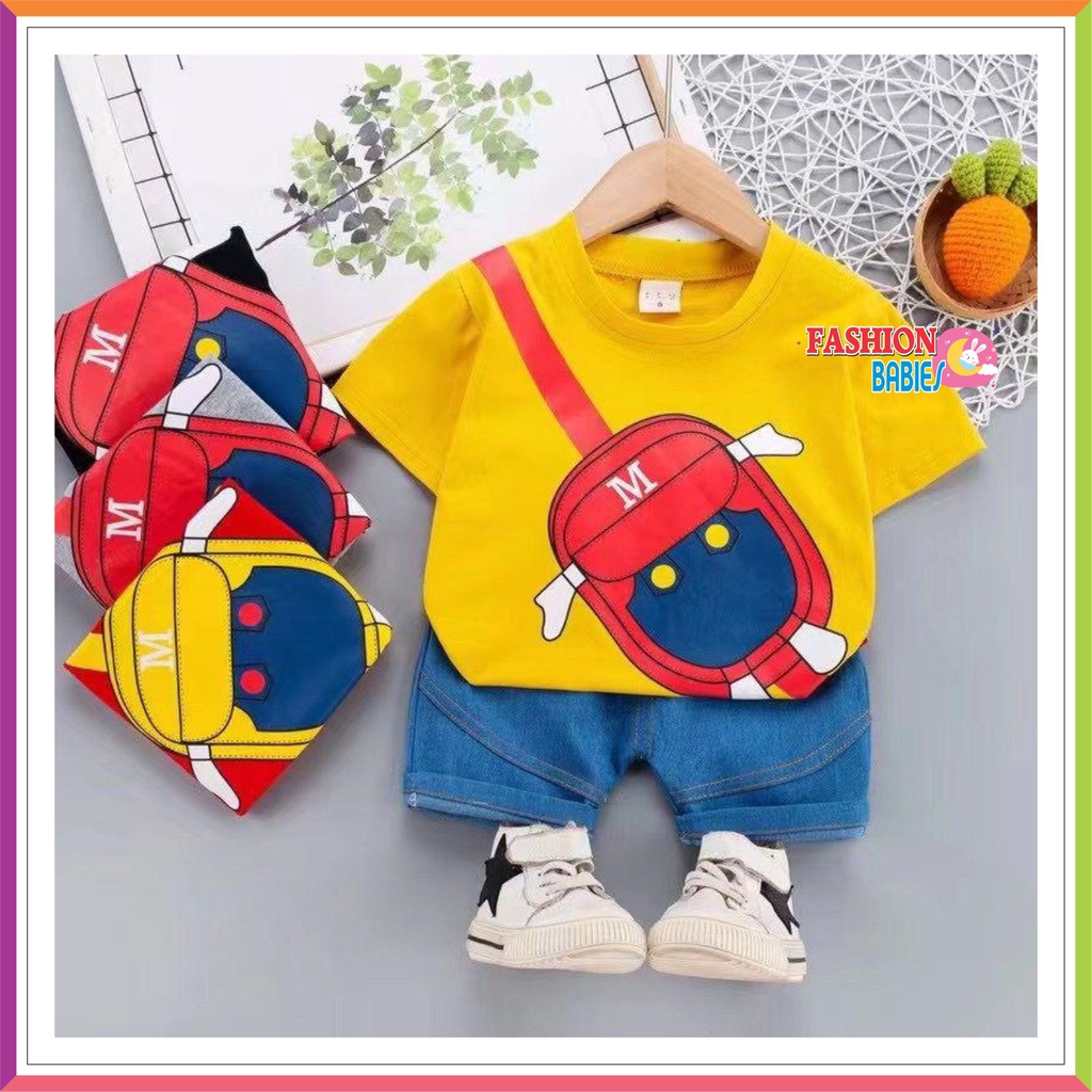 ❤ FashionBabies ❤ SETELAN CELANA PENDEK SOFT JEANS IMPORT / SETELAN PENDEK 1-4 TH