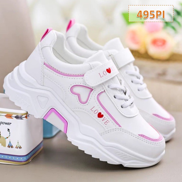 Sepatu Anak Sneakers My Love Fashion Korea Cewek Cowok (495)