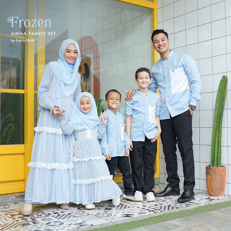 PO SARIMBIT KELUARGA SARIMBIT AINNUN FAMILY SET BY ZAYRA HIJAB SARIMBIT RAYA SERIES HARGA RAMAH