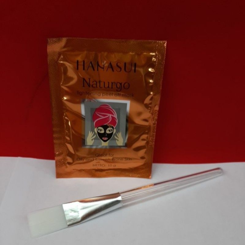 PAKET MASKER HANASUI KECANTIKAN+KUAS POM