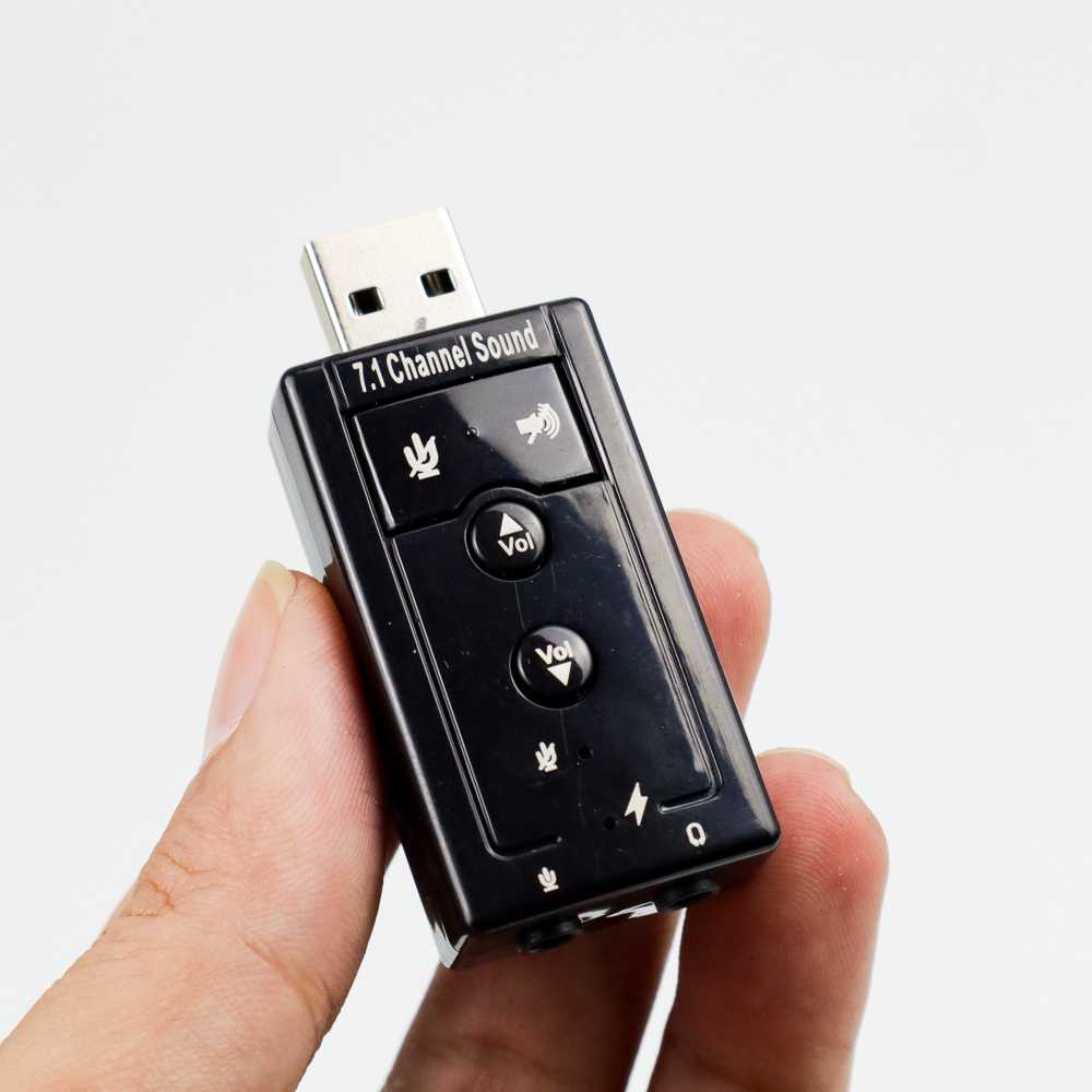 USB 7.1 Channel Sound Card Adapter / USB Sound Card Adapter Audio Splitter Kartu Suara Dinamis / Speaker Adaptor Mic And Audio Virtual Converter Adapter Cable / Audio Interfance Sound Card External Portable Mic / Virtual Channel Adapter Usb Soundcard Mura