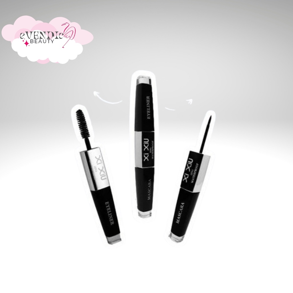 XI XIU 2in1 Mascara Eyeliner | Xixiu maskara eyeliner original