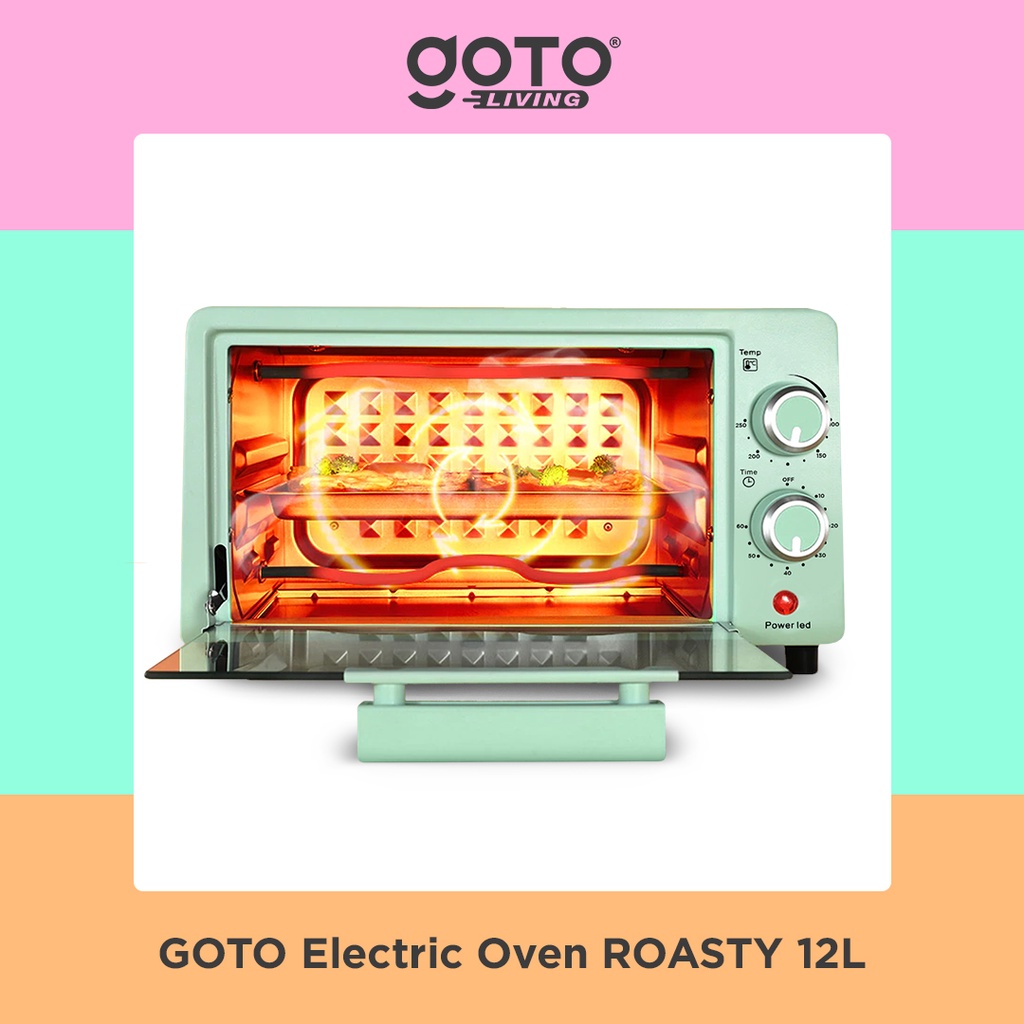 Goto Roasty Electric Oven Microwave Penghangat Makanan Listrik 12L Image 5