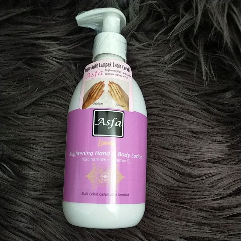 Medan Termurah 300 ml body lotion ASFA brightening with vitamin E