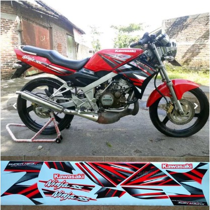Jual Striping Ninja Ss 2013 Variasi Warna Merah Cuting Mesin Kuat