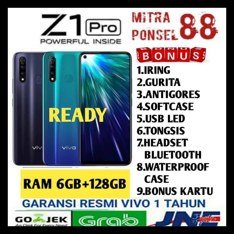VIVO Z1 PRO RAM 6/128GB GARANSI RESMI VIVO INDONESIA - SONIC BLACK KODE 1477