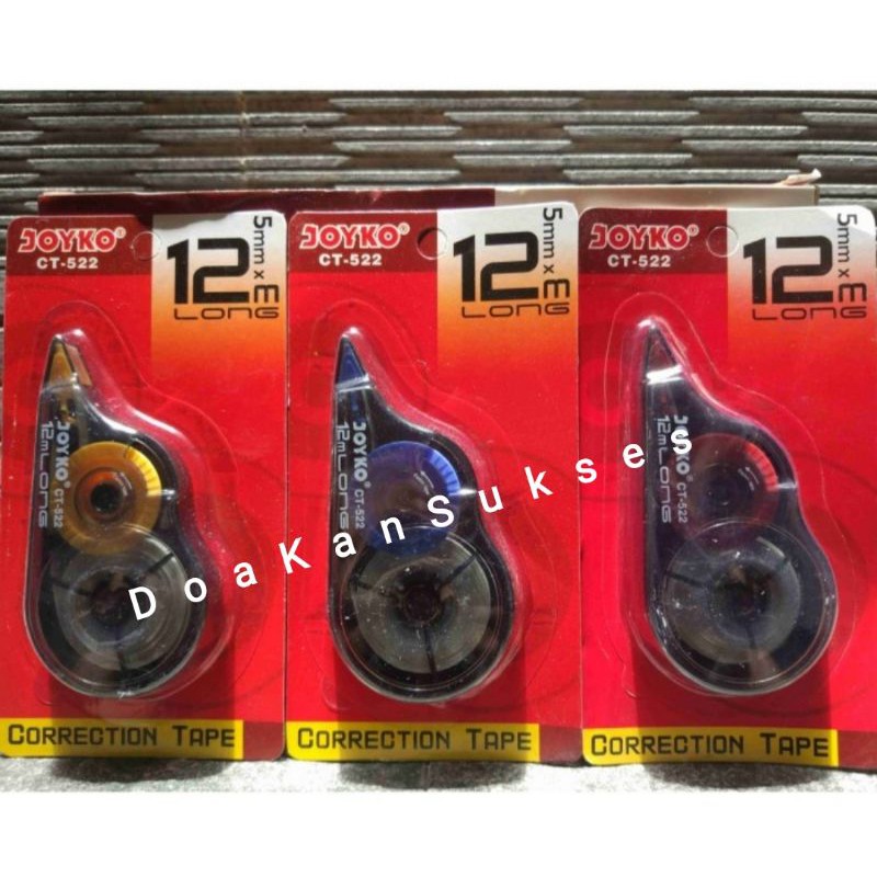 

Correction Tape TipEx Kertas Joyko CT 522