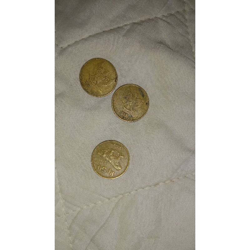 koin 50 rupiah komodo