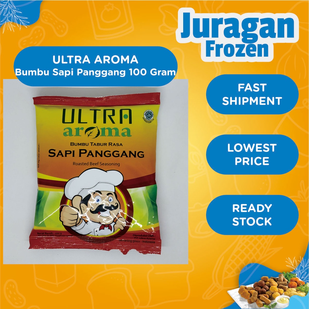 

Ultra Aroma Bumbu Tabur Sapi Panggang 100 Gram