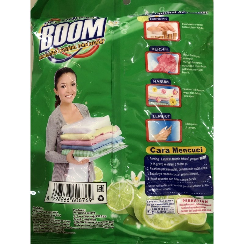 BOOM Deterjen Bubuk 5000 an 300 Gr