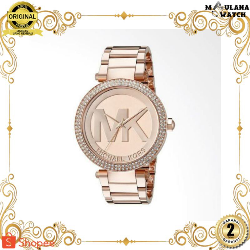 JAM TANGAN PRIA WANITA | RANTAI | KULIT | KARET | MURAH | WANITA MICHAEL KORS MK5865 ORIGINAL