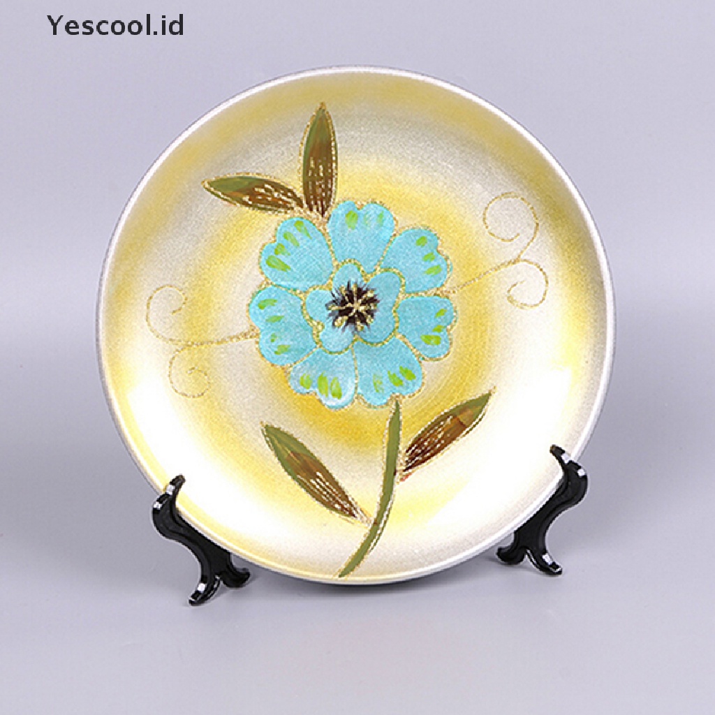 【Yescool】 3&quot; 5&quot; 7&quot; 9&quot; Display Easel Stand Plate Bowl Frame Photo Picture Pedestal Holder .