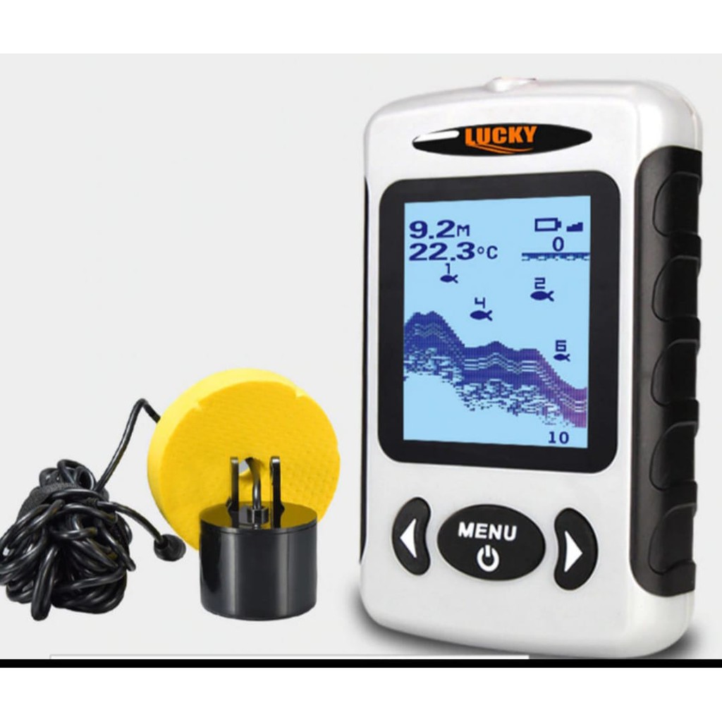 FF718 bisa deteksi ikan besar kecil Fish Finder Alat sonar fishfinder