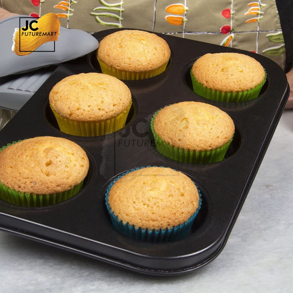 LOYANG CUPCAKE MUFFIN PIN 6 PCS NON STICK ANTI LENGKET