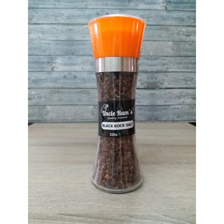 

Uncle Rams Himalayan Black Rock Salt Kala Namak Garam Hitam Btl Grinde Plus Bubble Wrap