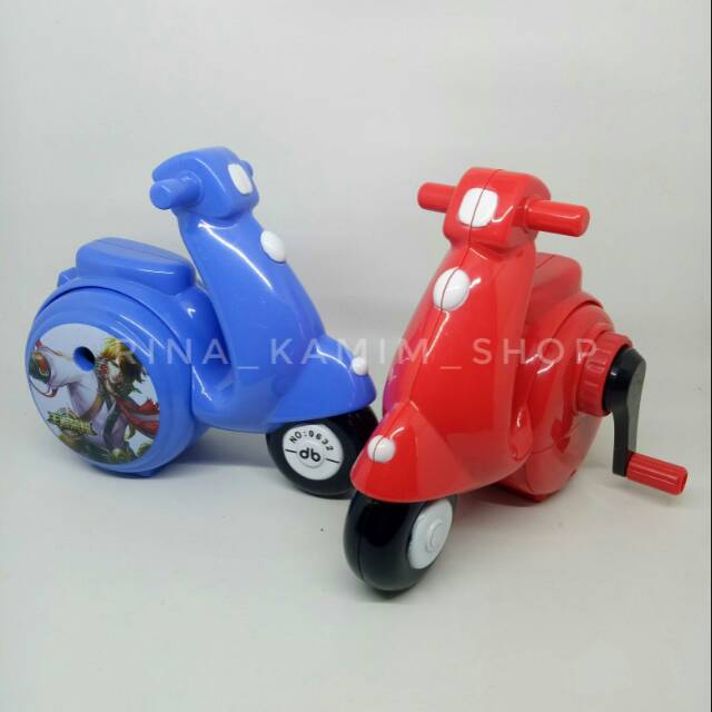 

Rautan/orotan/asahan/pencil sharpener putar Vespa