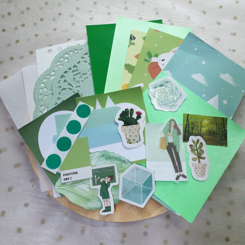 

25pcs+ Mini Journal Bujo Kit 8 Pilihan Warna // Dimino