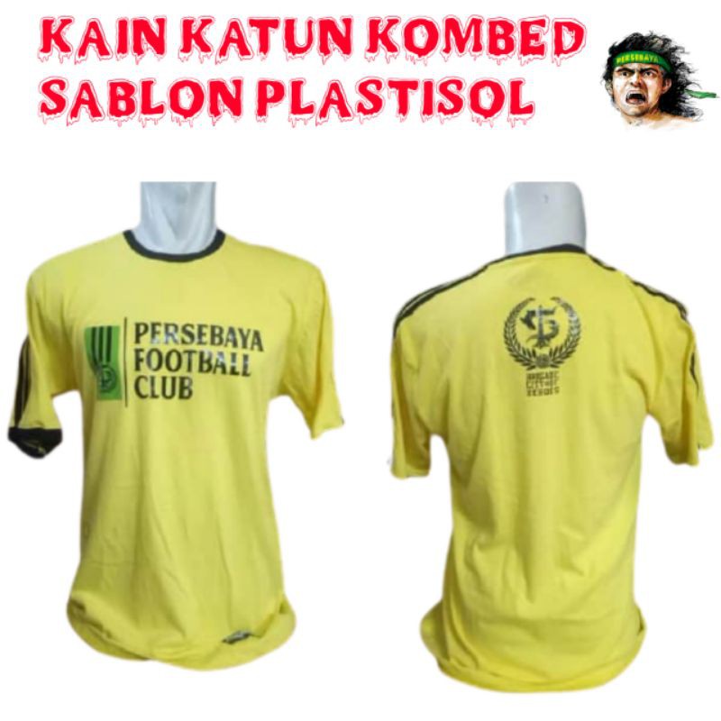 KAOS BAJU T-SHIRT BONEK PERSEBAYA PREMIUM ORIGINAL BONVIK BONVIKA VIKING BOBOTOH