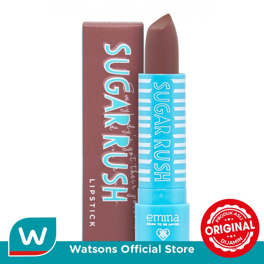 Emina Sugar Rush Lipstick 13 Choco Cherry 3.8g