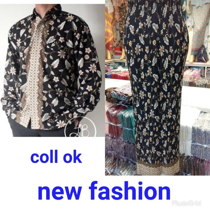 Rok Plisket Batik Couple Hem Panjang berkualitas