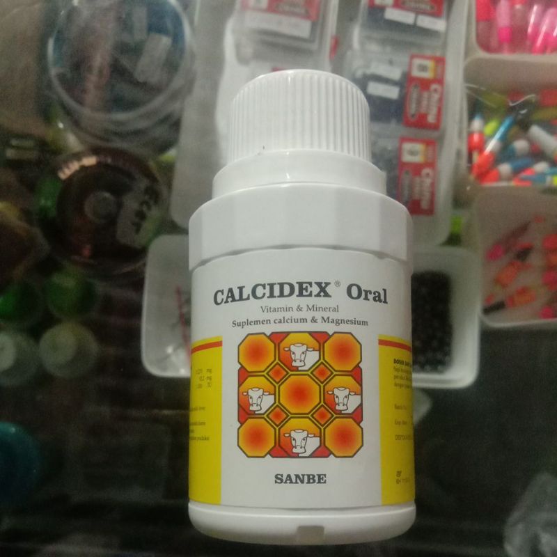 CALCIDEX ORAL CALSIUM DAN MINERAL UNTUK SAPI, KAMBING, DLL