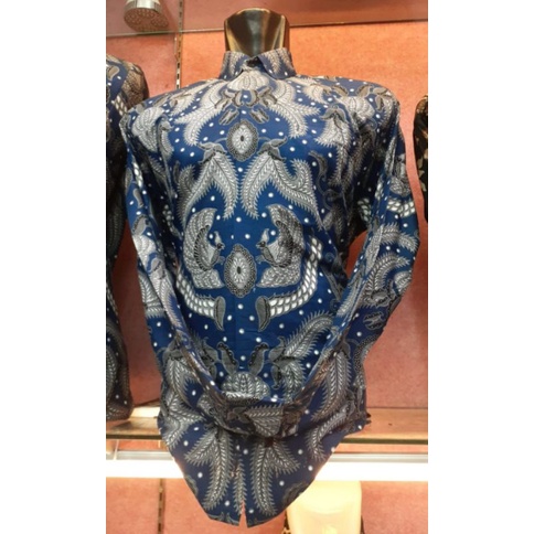 Batik pria katun prima lapis furing najib babon angkrem NB01