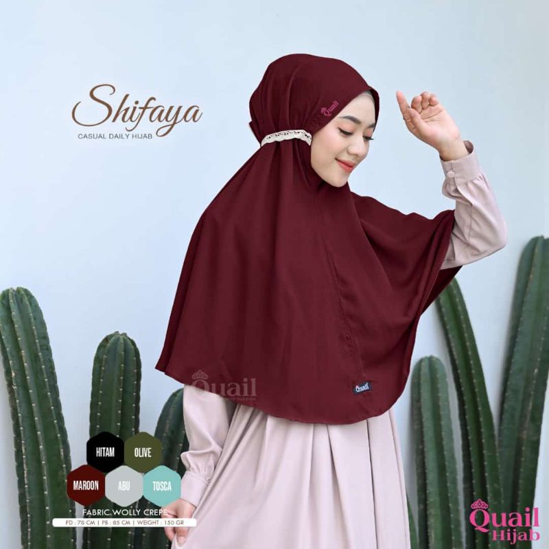 Jilbab Instan Quail model Shifaya