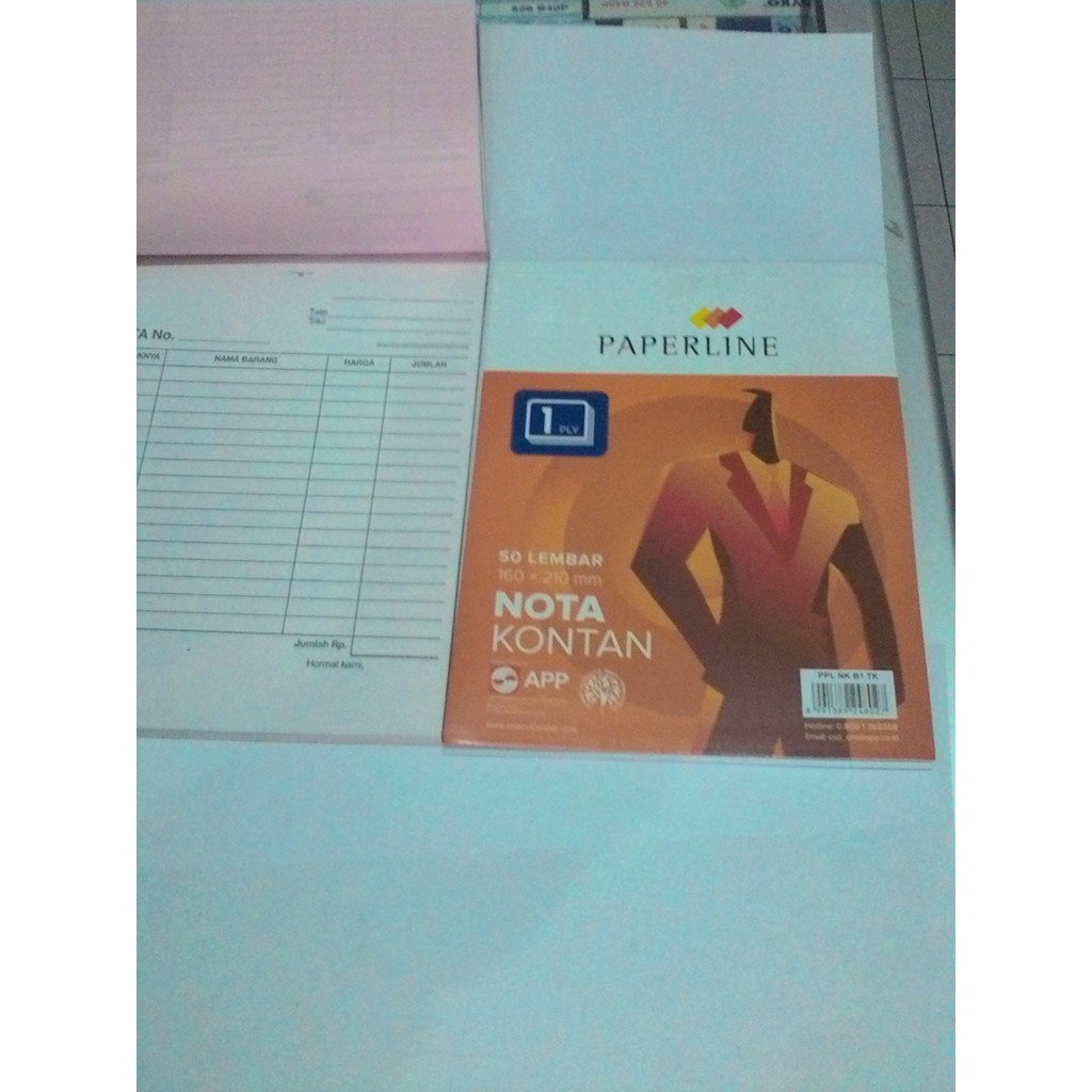 

Buku Nota Kontan Besar 1Ply B1 Paperline / Nota PPL B1 1ply Besar (perbuku)