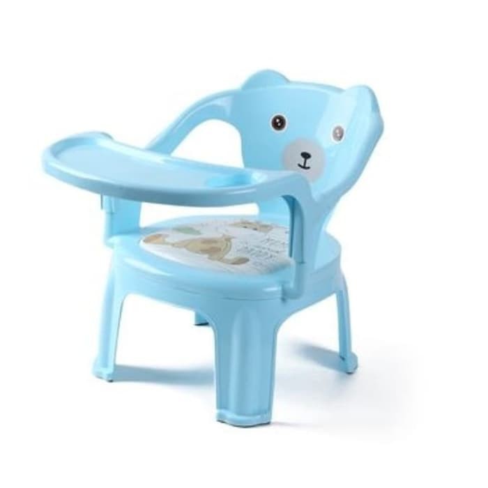kursi meja anak - Biru Muda