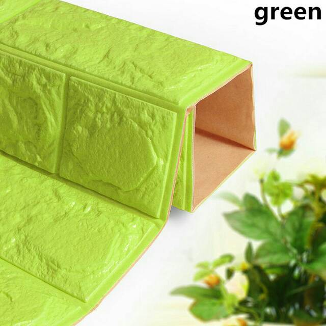 Wallpaper Foam Brick  uk : 77 x 70 cm [ 3 MM]  / wallpaper dinding