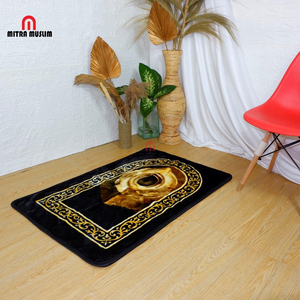 Sajadah Kiswah Bulu Tebal Premium (COD-BAYAR DITEMPAT) Ukuran 70 X 110 cm