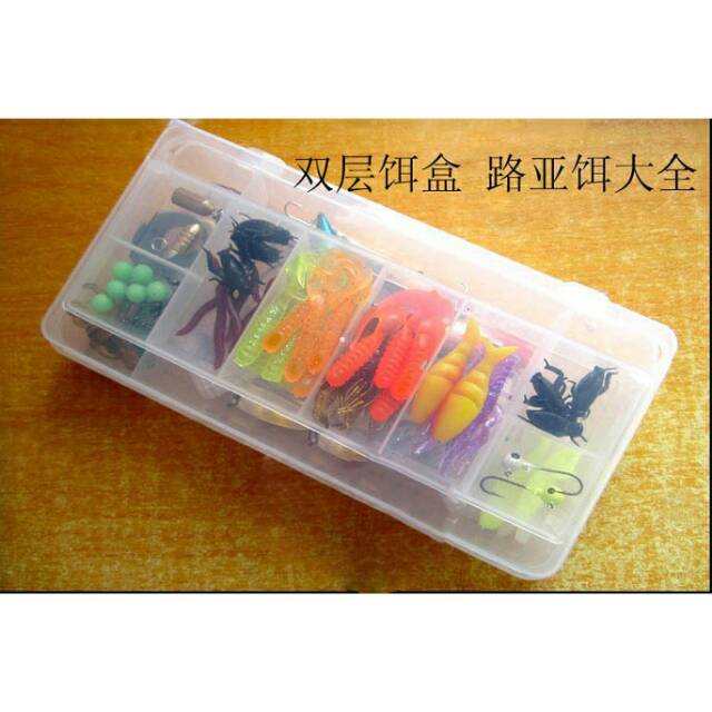 Umpan Pancing Set 100 pcs - Multi-Color