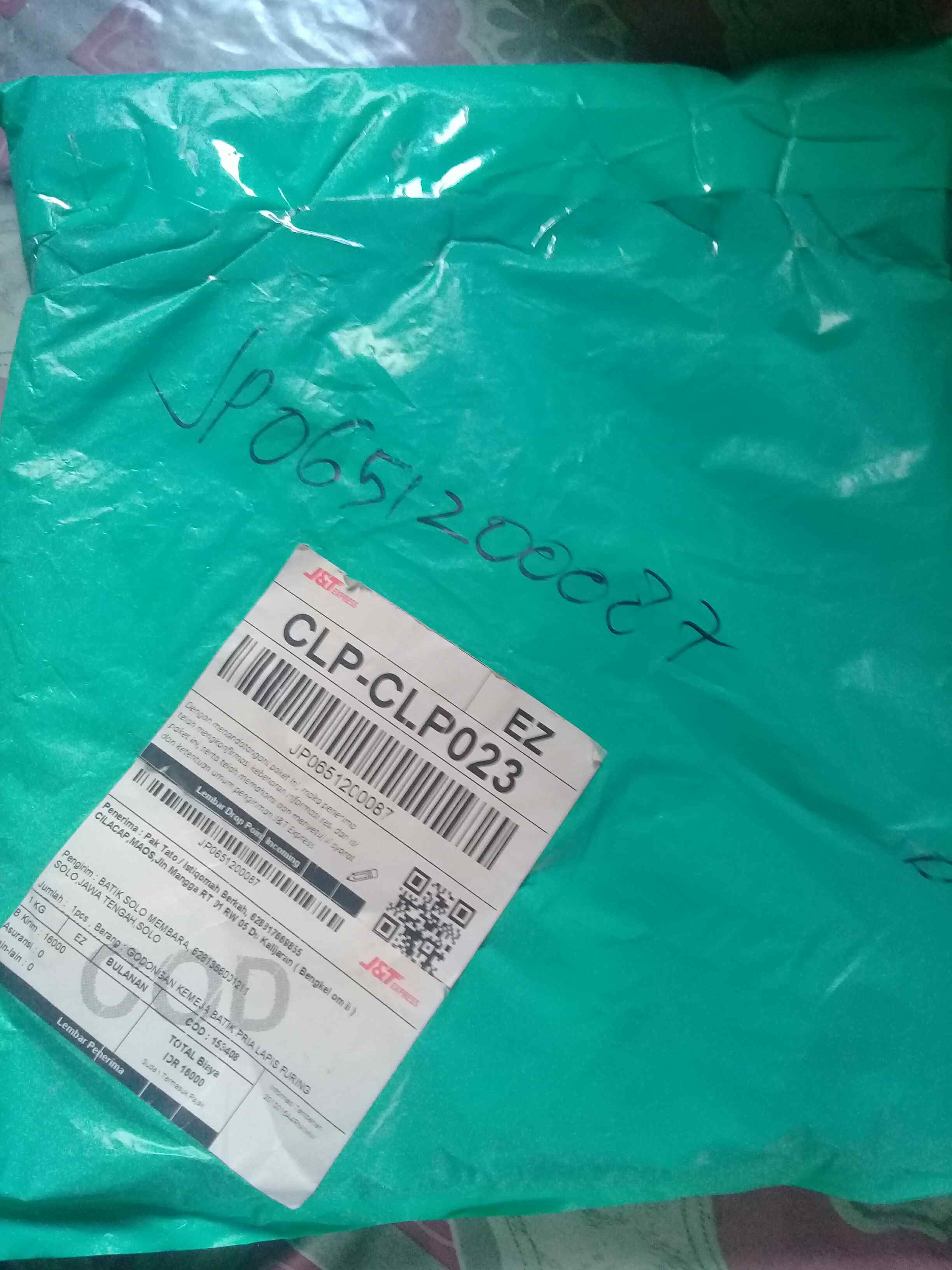 Godongan Kemeja Batik Pria Lapis Furing Katun Primisima Batik Solo