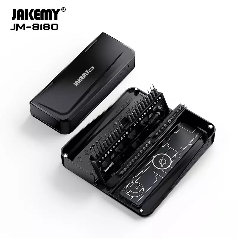 Jakemy JM-8180A 47 in 1 Set Obeng Presisi Phillips Torx Bits Magnetic