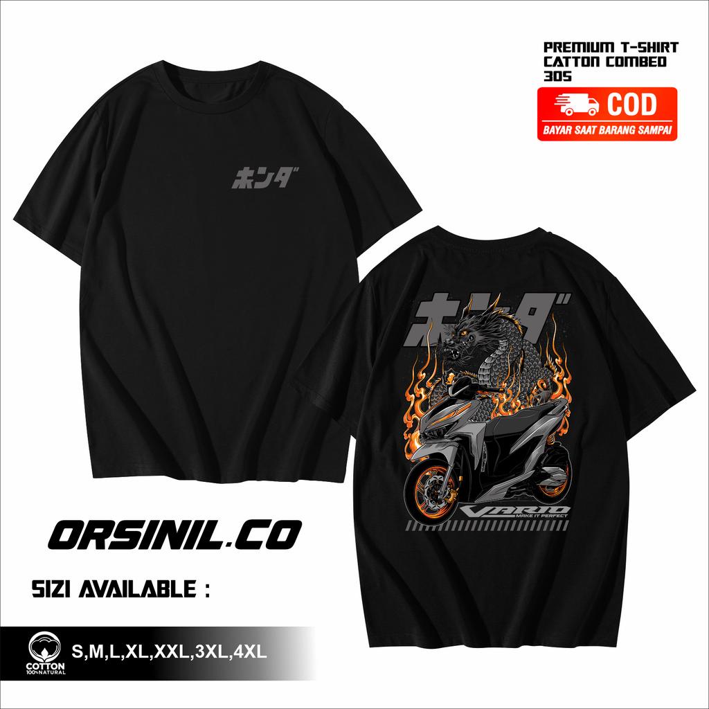 Kaos Baju Otomotif Honda Vario