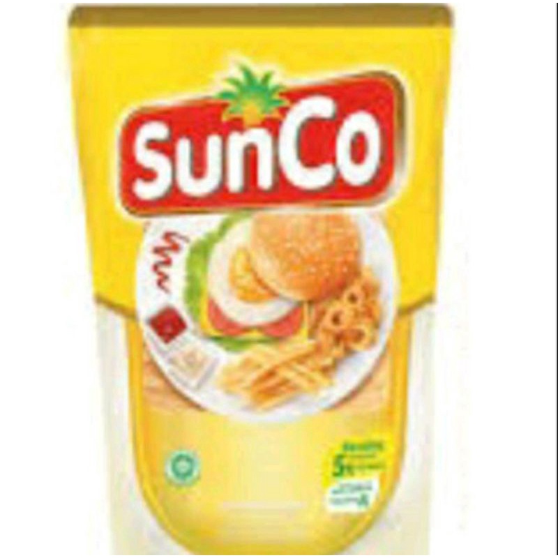 

Minyak goreng sunco 1 dus isi 6 kemasan pouch 2 liter