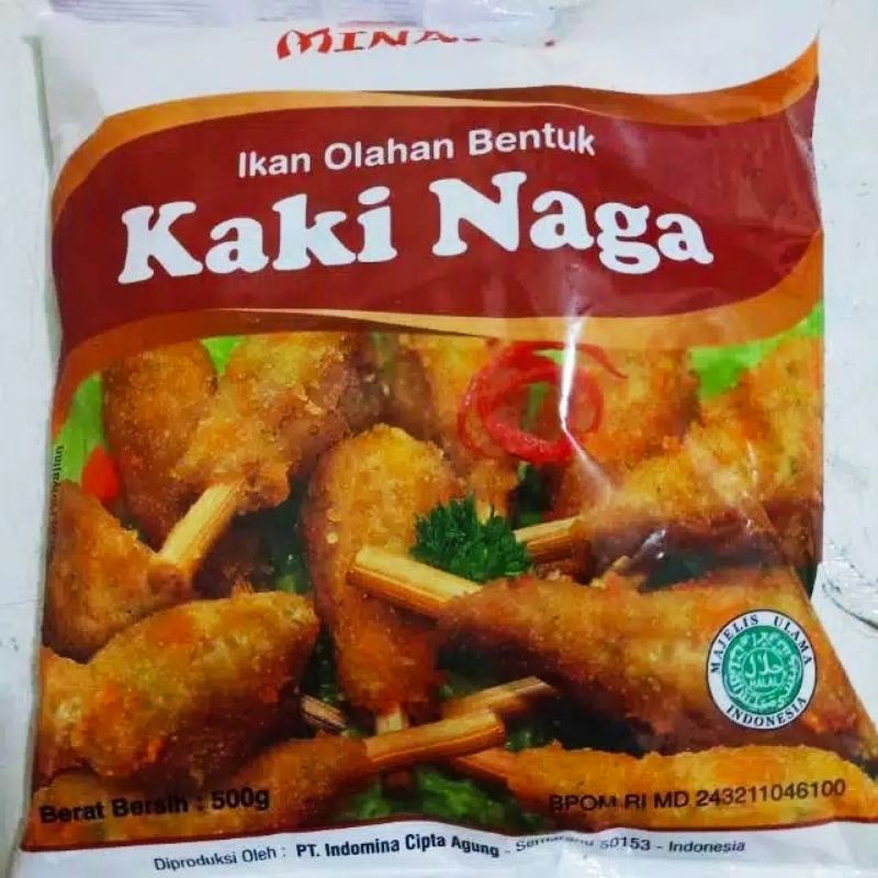 

Kaki Naga Minaku 500 Gram Beku / Frozen